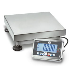 Платформена везна Kern SFB 30K10HIPM, 30 kg, Прецизност: 10 гр, Захранване: 110 - 230 V, 50 Hz или акумулаторна батерия