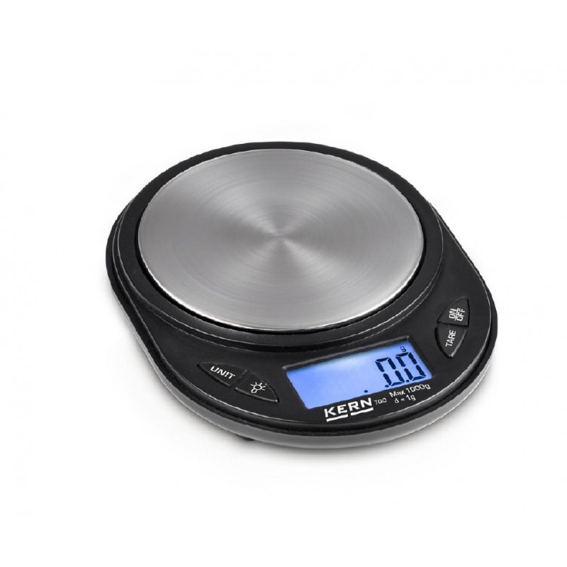 Мини везна с капак / купа Kern TGC 1K-3, 1000g. /1 g, Батерия CR2032 - Image 2