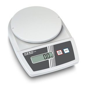 Прецизна везна 1000 g, кантар Kern EMB 1000-2, 1000 g, 2 х батерия АА
