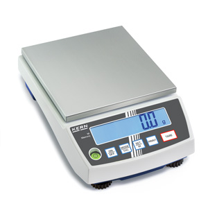 Прецизна везна Kern PCB 10000-1, 10 000 g, прецизност 0.1 гр, захранване 220 V - 240 V, 50 Hz или 9 V батерия