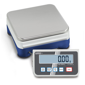 Прецизна везна Kern PCD 2500-2, 2500 g, Прецизност 0.01 гр, Захранване 220 V - 240 V, 50 Hz или 9 V батерия