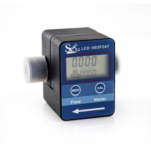 Обемен разходомер с овални зъбни колела Siko LCD-050FZAT, 1/2
